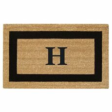 Nedia Home Superscraper, Coir, Black, 20" X 36"