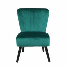 Neo Crushed Velvet Shell Scallop Accent Occasional Chair Armchair Dining Furniture