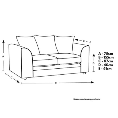 New Soft Jumbo Cord Luxor Fabric Corner Sofa | Sofa Set Luxor Range 4, 3, 2 Seaters | Furniture for Living Rooms - Image 4