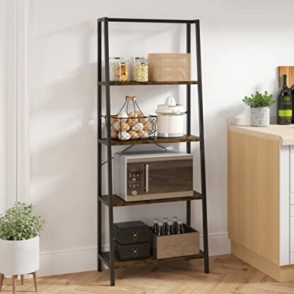 Novilla 4-Tier Large Storage Bookshelf for Living Room - Image 3