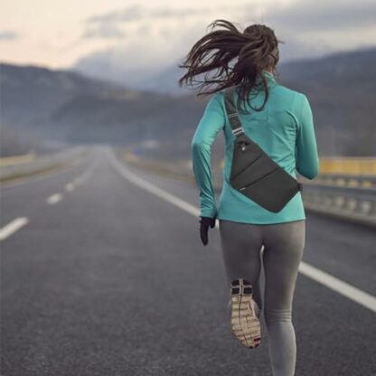 OSOCE Mens Sling Anti Theft Chest Bag, Shoulder Crossbody Bag Waterproof Bags Cover Pack Rucksack Cycling Hiking Travel for Men Women - Image 3