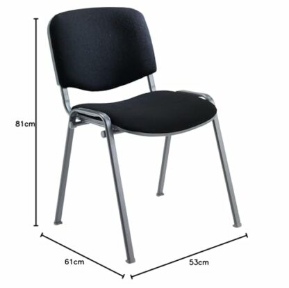 Office Hippo Heavy Duty Stackable Reception Chair - Image 3