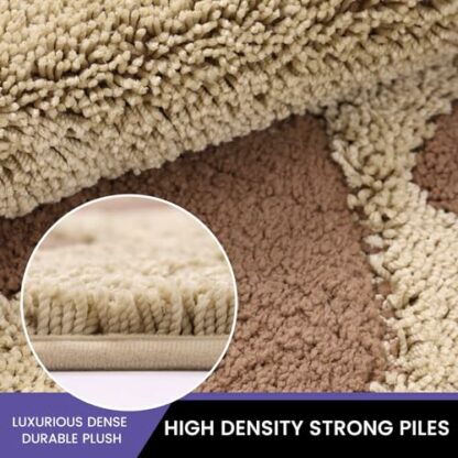 Oiilores Dirt Trapper Door Mat Indoor Non-Slip Washable Rug, Low-Profile Inside Doormats for Entryway, Super Absorbent Dog Mats for Muddy Paws - Image 4