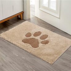 Oiilores Dirt Trapper Door Mat Indoor Non-Slip Washable Rug, Low-Profile Inside Doormats for Entryway, Super Absorbent Dog Mats for Muddy Paws