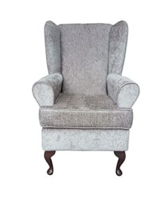 Orthopaedic high seat chair 21"seat height in Silver colour for the elderly or infirm, Firm and comfortable, ideal for the disabled, immobile or people recovering from an operation or accident.