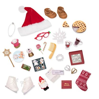 Our Generation OG Surprise Calendar – Christmas Accessory Advent Calendar for 18-inch Dolls – 24 Piece Set - Image 4