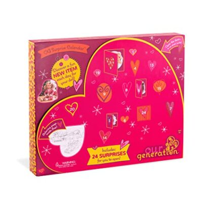 Our Generation OG Surprise Calendar – Christmas Accessory Advent Calendar for 18-inch Dolls – 24 Piece Set - Image 2