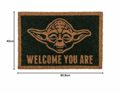Out of the blue Star Wars Yoda Door Mat 60 x 40 cm with Header Card for Hanging - Image 3