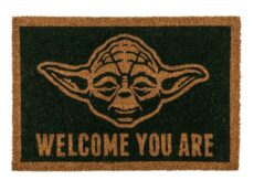 Out of the blue Star Wars Yoda Door Mat 60 x 40 cm with Header Card for Hanging