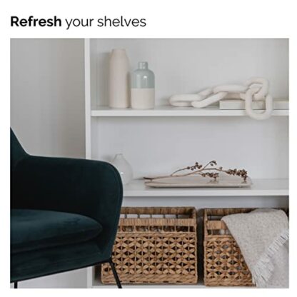 PEAKOLY Wood Chain Link Decor - Rustic White Washed Decorative Chain, Great as Coffee Table Decor or Shelf Decor, Made from Pine Wood, Matches Well with Farmhouse, Boho, Country or Modern Home Decor - Image 4