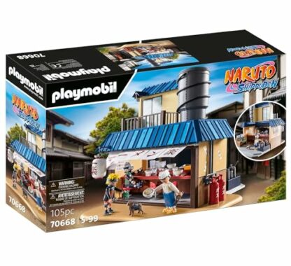 PLAYMOBIL 70668 NARUTO SHIPPUDEN Ichiraku Ramen Shop, Delicious dining experience at Ramen Shop with Naruto, Kakashi, Teuchi & Pakkun, anime, collectable playset suitable for children and fans ages 5+ - Image 3