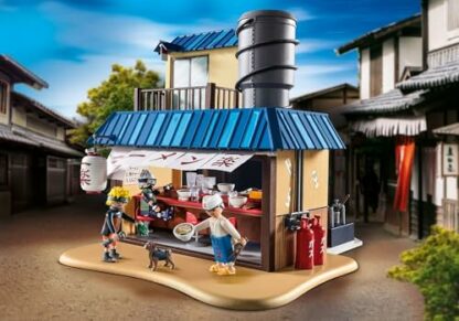 PLAYMOBIL 70668 NARUTO SHIPPUDEN Ichiraku Ramen Shop, Delicious dining experience at Ramen Shop with Naruto, Kakashi, Teuchi & Pakkun, anime, collectable playset suitable for children and fans ages 5+ - Image 4