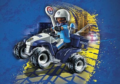 PLAYMOBIL City Action 71092 Polizei-Speed Quad mit Rückzugsmotor, Spielzeug für Kinder ab 4 Jahren - Image 3