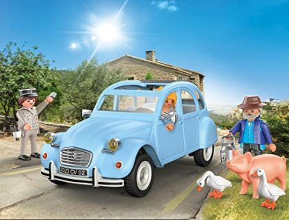 PLAYMOBIL Classic Car 70640 Citroën 2 CV, Ente mit abnehmbarem Verdeck, Sammlerstück für Autofans, Spielzeug für Sammler und Kinder ab 5 Jahren 4 PLAYMOBIL Classic Car 70640 Citroën 2 CV, Ente mit abnehmbarem Verdeck, Sammlerstück für Autofans, Spielzeug für Sammler und Kinder ab 5 Jahren - Image 4