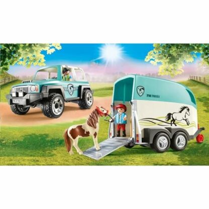 PLAYMOBIL Country 70511 PKW mit Ponyanhänger, Ab 4 Jahren - Image 3