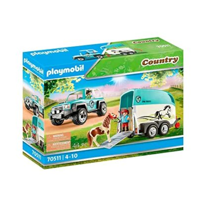 PLAYMOBIL Country 70511 PKW mit Ponyanhänger, Ab 4 Jahren - Image 2
