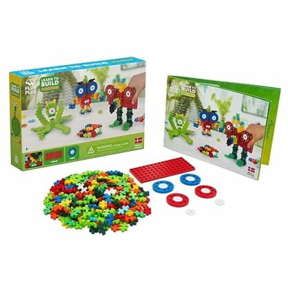 PLUS PLUS Building Blocks Toy - Learn to Build Set Includes 2 Base Plates - Kids Construction Toys, STEM Learning Resources - Girls and Boys Toys Age 5 Plus - Image 3
