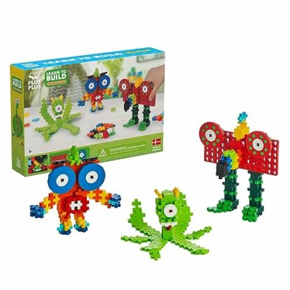 PLUS PLUS Building Blocks Toy - Learn to Build Set Includes 2 Base Plates - Kids Construction Toys, STEM Learning Resources - Girls and Boys Toys Age 5 Plus - Image 2