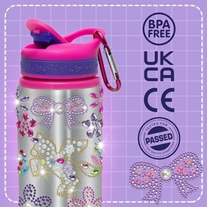 PURPLE LADYBUG Decorate Your Own Water Bottle Craft Kits for Kids - Girls Birthday Presents for Age 6+ & Gifts for 10 Year Olds Girls - Arts and Crafts for Kids Age 6-12 & Great 8 Year Old Girl Gifts 4 PURPLE LADYBUG Decorate Your Own Water Bottle Craft Kits for Kids - Girls Birthday Presents for Age 6+ & Gifts for 10 Year Olds Girls - Arts and Crafts for Kids Age 6-12 & Great 8 Year Old Girl Gifts - Image 4
