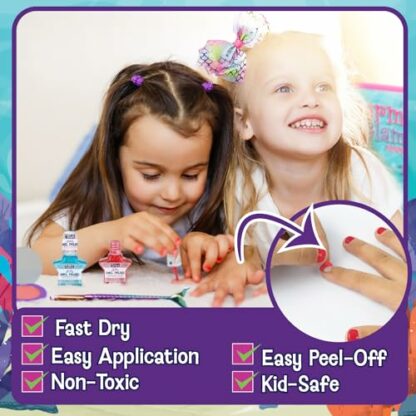 PURPLE LADYBUG Mermaid Kids Makeup Sets for Girls Age 4-12 - Washable Girls Make Up Set 5-7, Non-Toxic Make Up Set for Girls, & Mermaid Gifts for Girls Age 4 5 6 7 8 9 10 11 12 - Stocking Fillers Kids 4 PURPLE LADYBUG Mermaid Kids Makeup Sets for Girls Age 4-12 - Washable Girls Make Up Set 5-7, Non-Toxic Make Up Set for Girls, & Mermaid Gifts for Girls Age 4 5 6 7 8 9 10 11 12 - Stocking Fillers Kids - Image 4