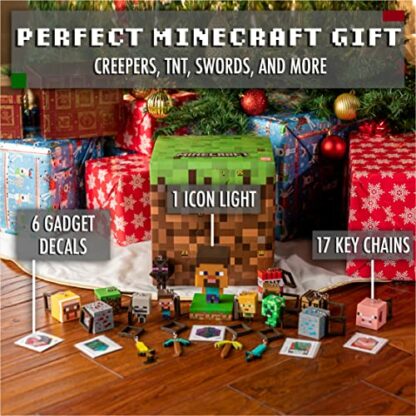 Paladone Minecraft Advent Calendar 2022 with Merch Gifts - 24 Days Christmas Countdown Multicolor ‎PP9096MCF - Image 4