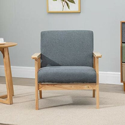 Pantanal Armchair Wood Frame Accent Chair for Living Room Armchair Home Furniture 3 Pantanal Armchair Wood Frame Accent Chair for Living Room Armchair Home Furniture - Image 3