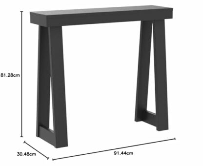 Plank+Beam Solid Wood Console Table - Image 3