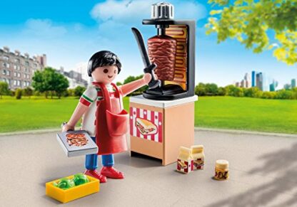 PlayMOBIL 9088 Special Plus Kebab Vendor, Fun Imaginative Role-Play, PlaySets Suitable for Children Ages 4+ 4 PlayMOBIL 9088 Special Plus Kebab Vendor, Fun Imaginative Role-Play, PlaySets Suitable for Children Ages 4+ - Image 4