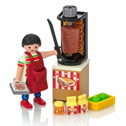 PlayMOBIL 9088 Special Plus Kebab Vendor, Fun Imaginative Role-Play, PlaySets Suitable for Children Ages 4+ 2 PlayMOBIL 9088 Special Plus Kebab Vendor, Fun Imaginative Role-Play, PlaySets Suitable for Children Ages 4+ - Image 2