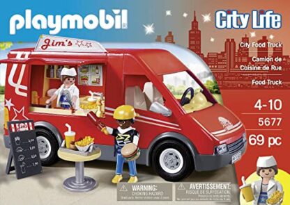 Playmobil 5677 City Life Food Truck, Fun Imaginative Role-Play, Playset Suitable for Children Ages 4+ 4 Playmobil 5677 City Life Food Truck, Fun Imaginative Role-Play, Playset Suitable for Children Ages 4+ - Image 4