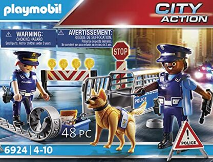 Playmobil 6924 City Action Police Roadblock, for Children Aged 4+ - Image 3
