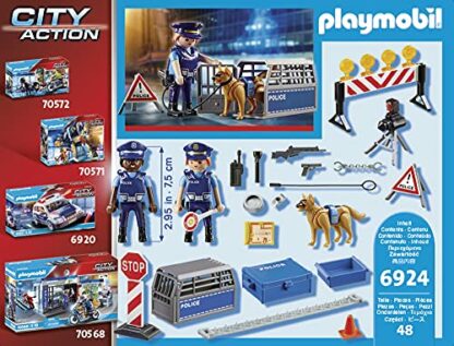Playmobil 6924 City Action Police Roadblock, for Children Aged 4+ - Image 4