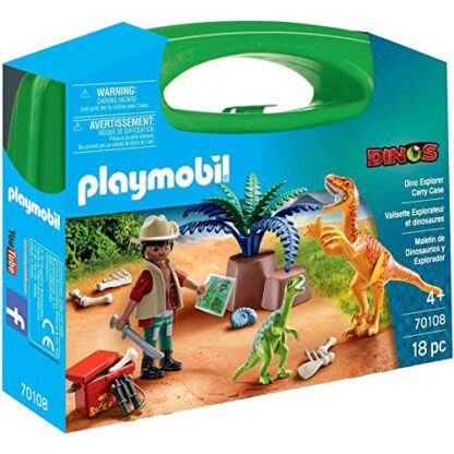 Playmobil 70108 Dinos Dinosaur Explorer Large Carry Case 2 Playmobil 70108 Dinos Dinosaur Explorer Large Carry Case - Image 2
