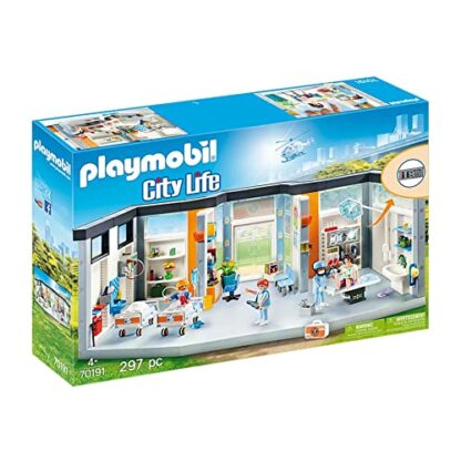 Playmobil 70191 City Life Hospital Clinic, With Lighting Effects, For Children Ages 4+, Multicolour, 58.5 x 12.5 x 38.5 cm 2 Playmobil 70191 City Life Hospital Clinic, With Lighting Effects, For Children Ages 4+, Multicolour, 58.5 x 12.5 x 38.5 cm - Image 2