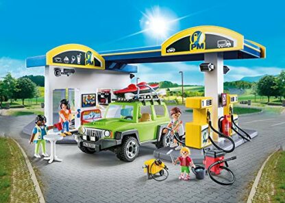 Playmobil 70201 City Life Fuel Station, educational toy, fun imaginative role play, playset suitable for children ages 4+ 3 Playmobil 70201 City Life Fuel Station, educational toy, fun imaginative role play, playset suitable for children ages 4+ - Image 3
