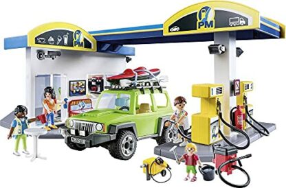 Playmobil 70201 City Life Fuel Station, educational toy, fun imaginative role play, playset suitable for children ages 4+ 2 Playmobil 70201 City Life Fuel Station, educational toy, fun imaginative role play, playset suitable for children ages 4+ - Image 2