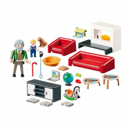 Playmobil 70207 Dollhouse Living Room with Fireplace, With Lighting Effect, for Children Ages 4+ 3 Playmobil 70207 Dollhouse Living Room with Fireplace, With Lighting Effect, for Children Ages 4+ - Image 3
