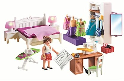 Playmobil 70208 Dollhouse Master Bedroom with Interchangable Dresses, With Lighting Effects, for Children Ages 4+ - Image 3