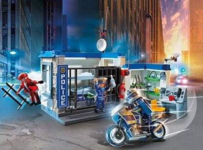 Playmobil 70568 City Action Police Prison Escape with Motorcycle, fun imaginative role play, playset suitable for children ages 4+ 3 Playmobil 70568 City Action Police Prison Escape with Motorcycle, fun imaginative role play, playset suitable for children ages 4+ - Image 3