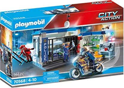 Playmobil 70568 City Action Police Prison Escape with Motorcycle, fun imaginative role play, playset suitable for children ages 4+ 2 Playmobil 70568 City Action Police Prison Escape with Motorcycle, fun imaginative role play, playset suitable for children ages 4+ - Image 2