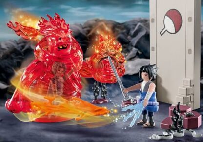 Playmobil 70666 NARUTO SHIPPUDEN Sasuke vs. Itachi, sibling battle with Mangekyou Sharingan and energy spirit Susano'o, Itachi's revenge, collectable playset suitable for children and fans ages 5+ 4 Playmobil 70666 NARUTO SHIPPUDEN Sasuke vs. Itachi, sibling battle with Mangekyou Sharingan and energy spirit Susano'o, Itachi's revenge, collectable playset suitable for children and fans ages 5+ - Image 4