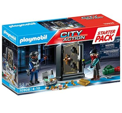 Playmobil 70908 City Action Starter Pack Police Bank Robbery, Suitable Playset for Children Ages 4+ 2 Playmobil 70908 City Action Starter Pack Police Bank Robbery, Suitable Playset for Children Ages 4+ - Image 2