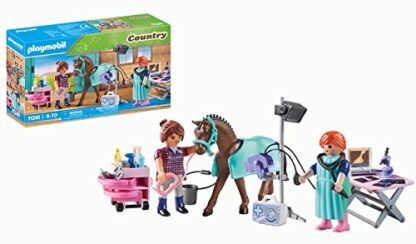 Playmobil 71241 Country Veterinarian for Horses, pony Farm, Horse Toys, Fun Imaginative Role-Play, Playset Suitable for Children Ages 4+ 2 Playmobil 71241 Country Veterinarian for Horses, pony Farm, Horse Toys, Fun Imaginative Role-Play, Playset Suitable for Children Ages 4+ - Image 2