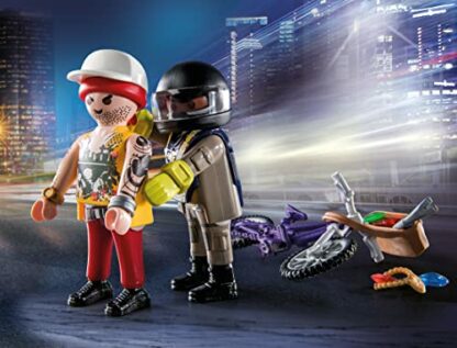 Playmobil 71255 Special Forces and Thief Starter Pack, Police Toy, Fun Imaginative Role-Play, PlaySets Suitable for Children Ages 4+ - Image 3