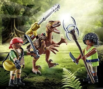 Playmobil 71264 Dino Rise Deinonychus, Dinosaur with detachable and swivelling cannon, jurrasic World, Fun Imaginative Role-Play, PlaySets Suitable for Ages 5+ 3 Playmobil 71264 Dino Rise Deinonychus, Dinosaur with detachable and swivelling cannon, jurrasic World, Fun Imaginative Role-Play, PlaySets Suitable for Ages 5+ - Image 3
