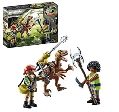 Playmobil 71264 Dino Rise Deinonychus, Dinosaur with detachable and swivelling cannon, jurrasic World, Fun Imaginative Role-Play, PlaySets Suitable for Ages 5+ 2 Playmobil 71264 Dino Rise Deinonychus, Dinosaur with detachable and swivelling cannon, jurrasic World, Fun Imaginative Role-Play, PlaySets Suitable for Ages 5+ - Image 2