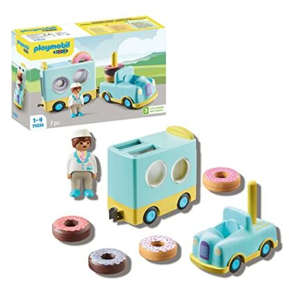 Playmobil 71325 1.2.3 Doughnut Truck with Stacking and Sorting Feature 3 Playmobil 71325 1.2.3 Doughnut Truck with Stacking and Sorting Feature - Image 3