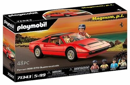 Playmobil 71343 Famous Cars Magnum, P.I. Ferrari 308 GTS Quattrovalvole, supercar, Collector's item for car enthusiasts, Toy for collectors and suitable for children ages 5+ 3 Playmobil 71343 Famous Cars Magnum, P.I. Ferrari 308 GTS Quattrovalvole, supercar, Collector's item for car enthusiasts, Toy for collectors and suitable for children ages 5+ - Image 3