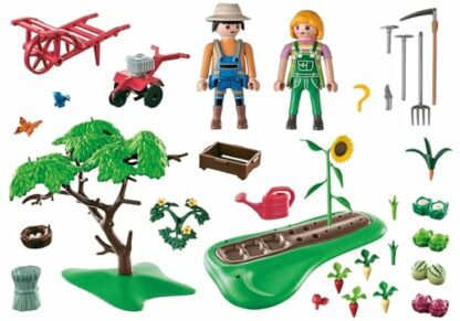 Playmobil 71380 Country Vegetable Garden Starter Pack, organic farm, sustainable toy, fun imaginative role play, playsets suitable for children ages 4+ 3 Playmobil 71380 Country Vegetable Garden Starter Pack, organic farm, sustainable toy, fun imaginative role play, playsets suitable for children ages 4+ - Image 3