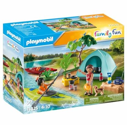 Playmobil 71425 Family Fun Campsite with Campfire, exciting outdoor adventure at the campsite, canoeing and campfires, fun imaginative role-play, playsets suitable for children ages 4+ 3 Playmobil 71425 Family Fun Campsite with Campfire, exciting outdoor adventure at the campsite, canoeing and campfires, fun imaginative role-play, playsets suitable for children ages 4+ - Image 3